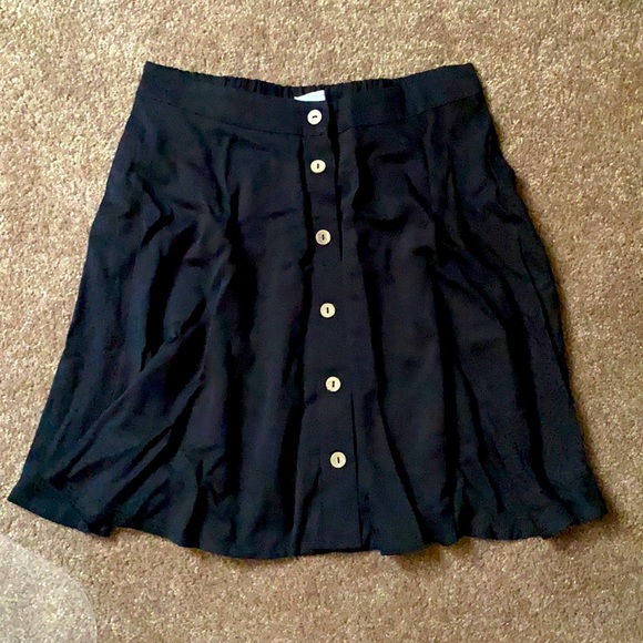 Maurices Dresses & Skirts - 💸 FINAL 💸 Maurices black button mini skirt